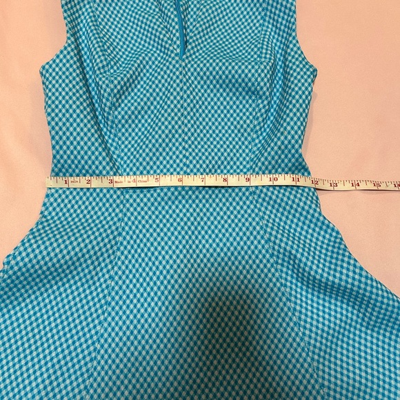 Chaps Teal and White dress - Picture 10 of 13